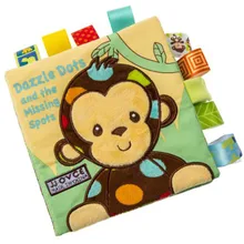 Baby Learning&Education Animal embroidery Soft Cloth Book animals Fabric Book Infant Baby Early Education Cloth Books
