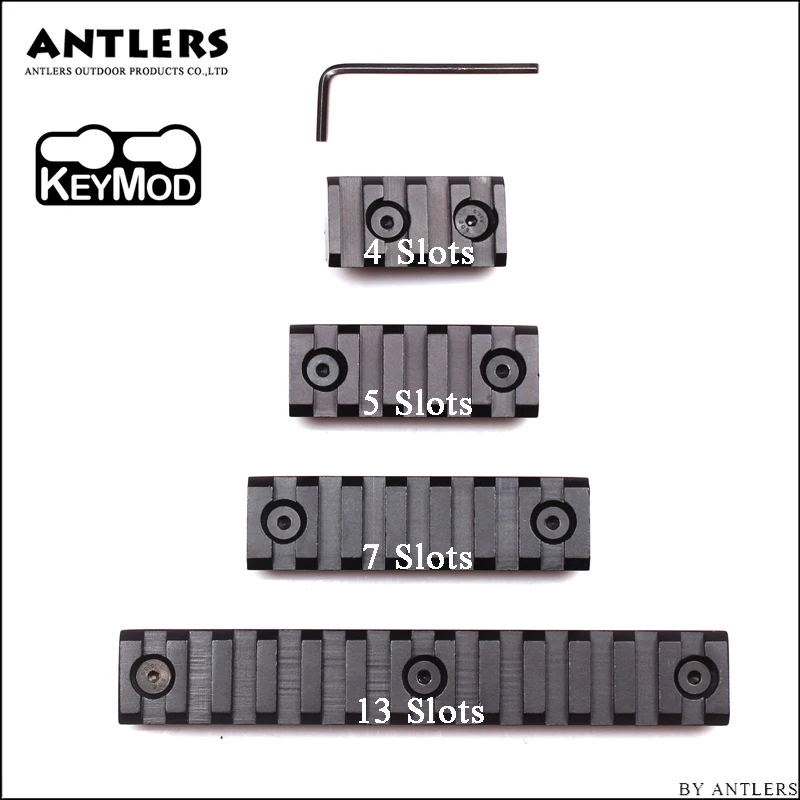Тактический Keymod рейка Picatinny Weaver рельсовые секции 6/8 Слоты крепление база с QD Слинг поворотный адаптер-ключ для охоты