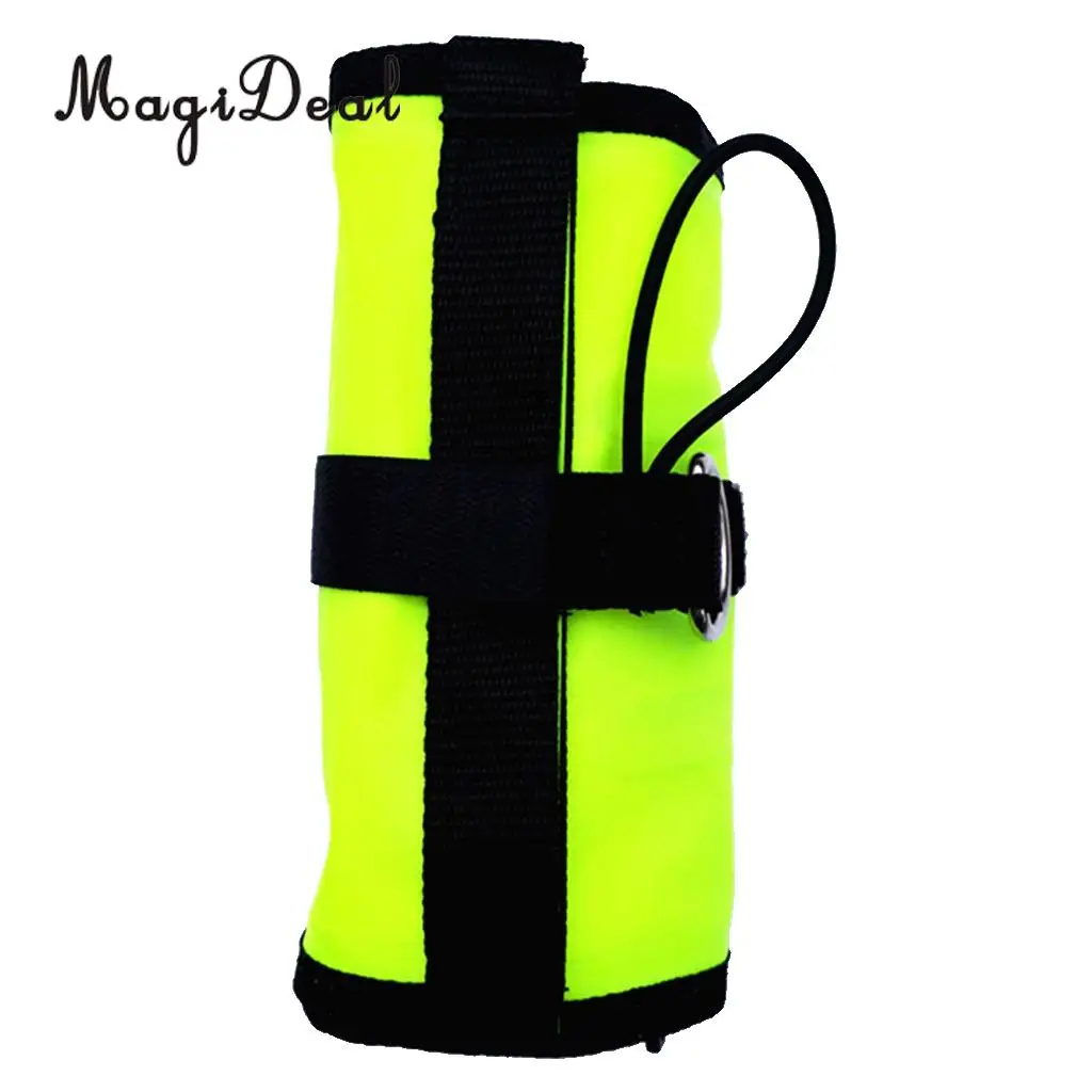 MagiDeal High Visibility Dive Safety Sausage SMB Surface Marker Buoy & Dive Reel, Whistle for Underwater Scuba Diving Snorkeling