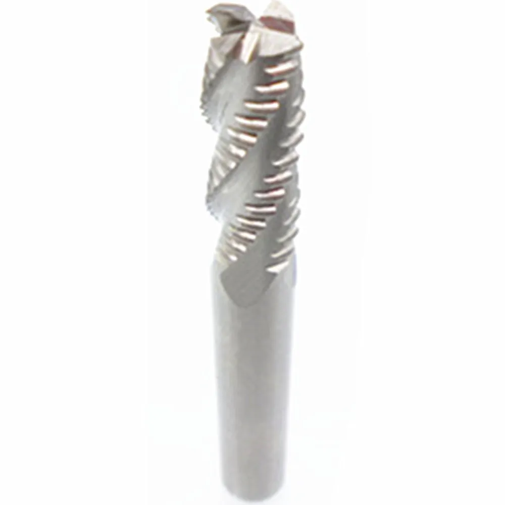 4 Flute Roughing End Mill 8mm*8mm*25mm*66mm M2Al Hss Aluminum Milling