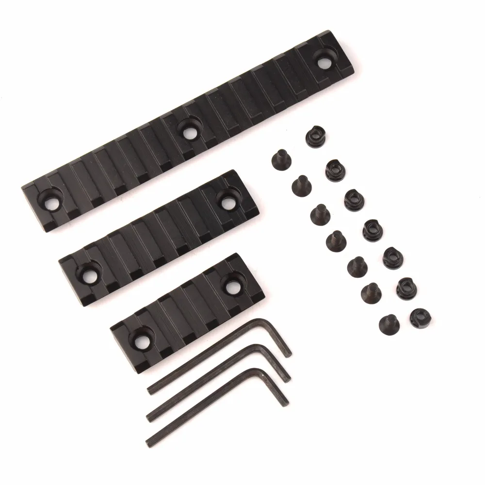2 &quot3&quot 5 &quotПикатинни Вивер рейку 5/7/13 слот Handguard секция 3 размера один набор Keymod