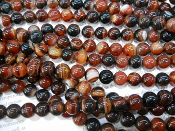 

2017 Time-limited Rushed Metal Round-brilliant-shape Wholesale 10mm Round Agat e Beads Approx 40pcs