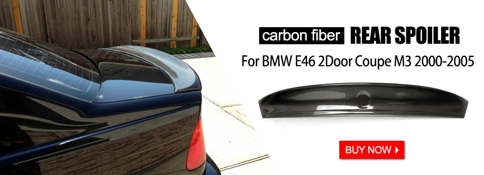Углеродного волокна задний бампер диффузор спойлер для BMW 3 серии E46 M3 купе 2 двери 2001-2006 стайлинга автомобилей