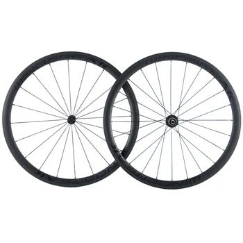 

1 Pair of WIND BREAK 38mm carbon wheelset full carbon bicycle wheels 700C clincher wheel