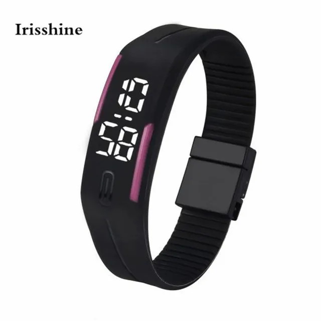 Irisshine #50 unisex couple Watches Mens Womens Rubber LED Watch Date Sports Bra Irisshine #50 unisex couple Watches Mens Womens Rubber LED Watch Date Sports Bra
