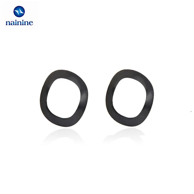 

100Pcs DIN137B M3 M4 M5 M6 M8 M10 M12 Black Steel 65MN Wave Washers Spring Washer HW118
