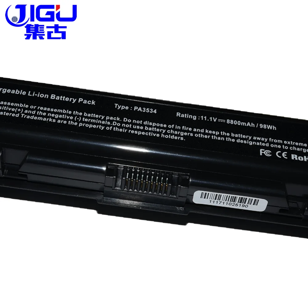 Аккумулятор JIGU для Toshiba Satellite A500 L200 L203 L500 L505 L555 M205 M207 M211 M216 M212 Pro A210 L300D L450 A200 L300