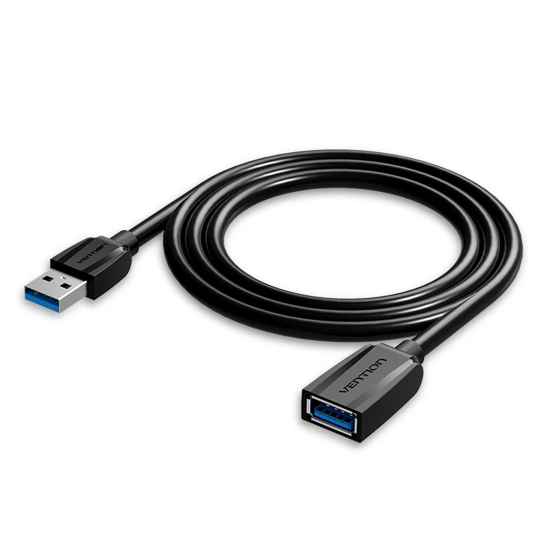 Vention أوسب 3.0 كابل الذكور إلى الإناث تمديدات كابلات usb فائقة السرعة USB 2.0 موسع كابل بيانات 0.5 متر 1 متر 1.5 متر 2 متر ل PC الكمبيوتر