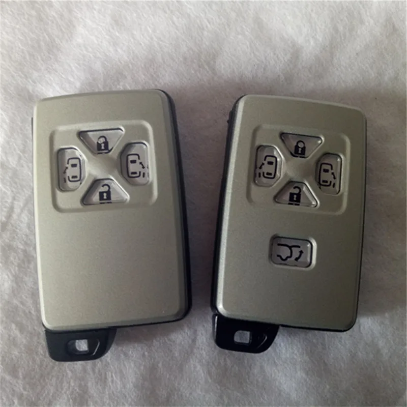 

DAKATU 4 Button 5 Button Smart Remote Key Shell For Toyota Previa Alphard Prius Replacement Smart Card Remote shell