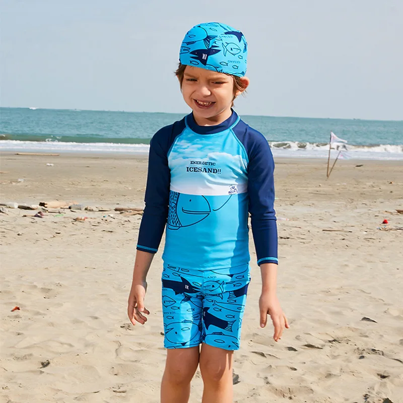 Boys Swimsuit For Children Baby Kid Children's Swimwear 2018 New Boy