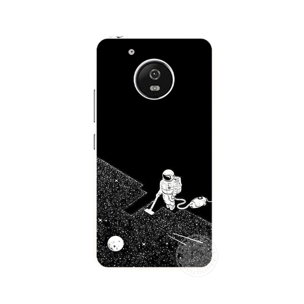 HAMEINUO Космос любовь Луна астронавт чехол для Motorola Moto G6 G5 G5S G4 PLAY PLUS ZUK Z2 pro|cover for