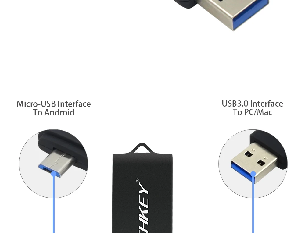 Новинка: TECHKEY OTG usb 3,0 64 ГБ usb флэш-накопитель 3,0 32gbpen накопитель 8 Гб оперативной памяти, 16 Гб встроенной памяти, memoria cel usb флешки флэш-накопитель из дерева для мобильного телефона