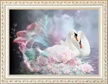 

diamond painting full drill 40x50cm ,DIY Diamond Painting SWAN,Diamond accessories, Flowers Diamond Embroidery,Animal Cat Paint