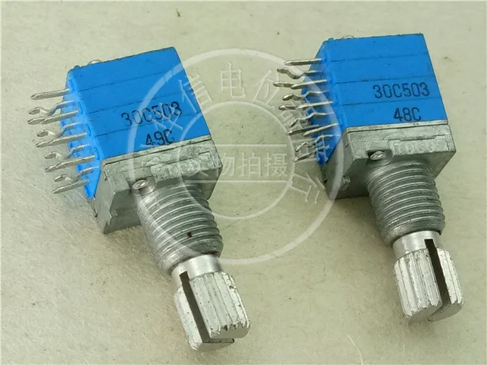 

Original new 100% Japan import 9011 quadruplex potentiometer C50K band step 40 points (SWITCH)