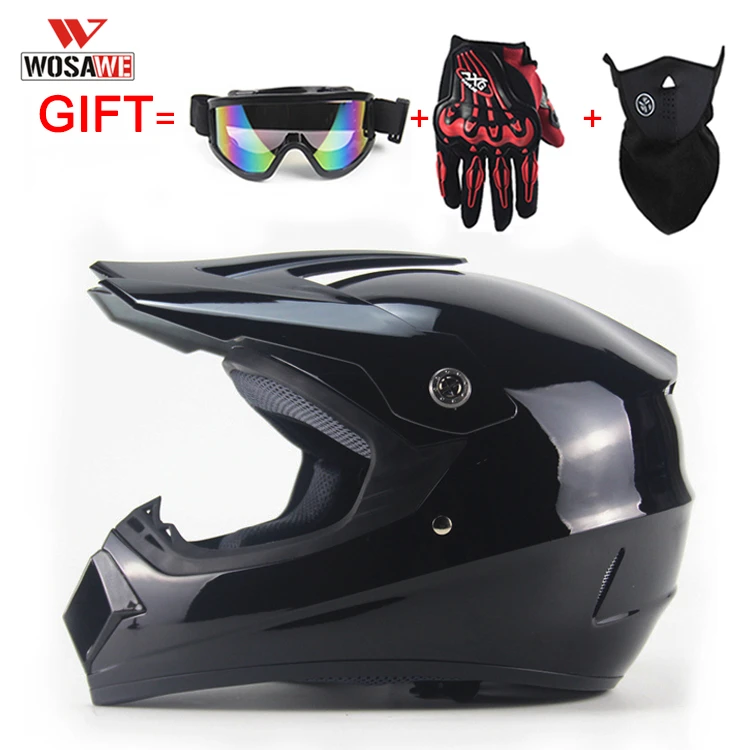 

Motorcycle Helmet Open Face Helmets With Dual lens Full Face Safe Downhill MTB Racing Helmet capacete casque moto