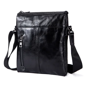 

Drop ship 2019 Business Briefcases Man for lawyer Genuine Leather Messenger Bag Men Shoulder Bag leather laptop men's briefcases