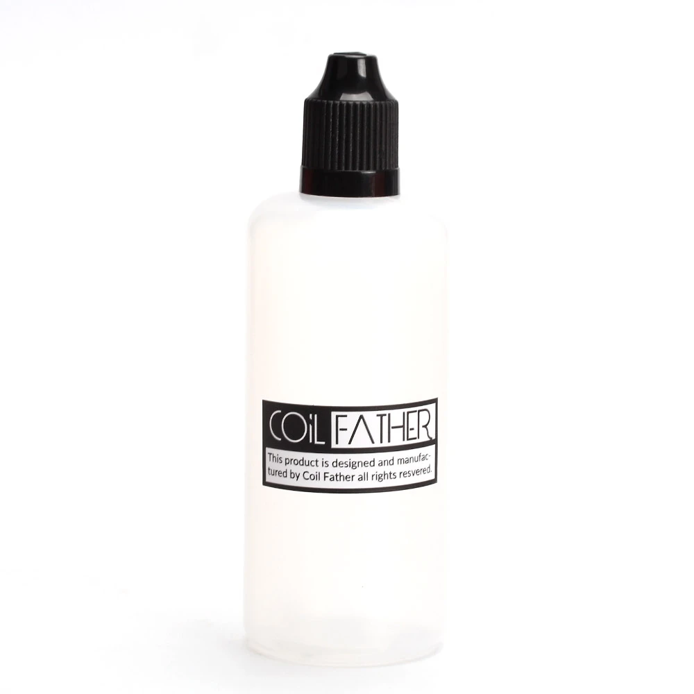

Coil Father Food Grade Eliquid Bottle Huge Capacity 100ml for For Eliquid Safety Cover Crystal Vape Accessories