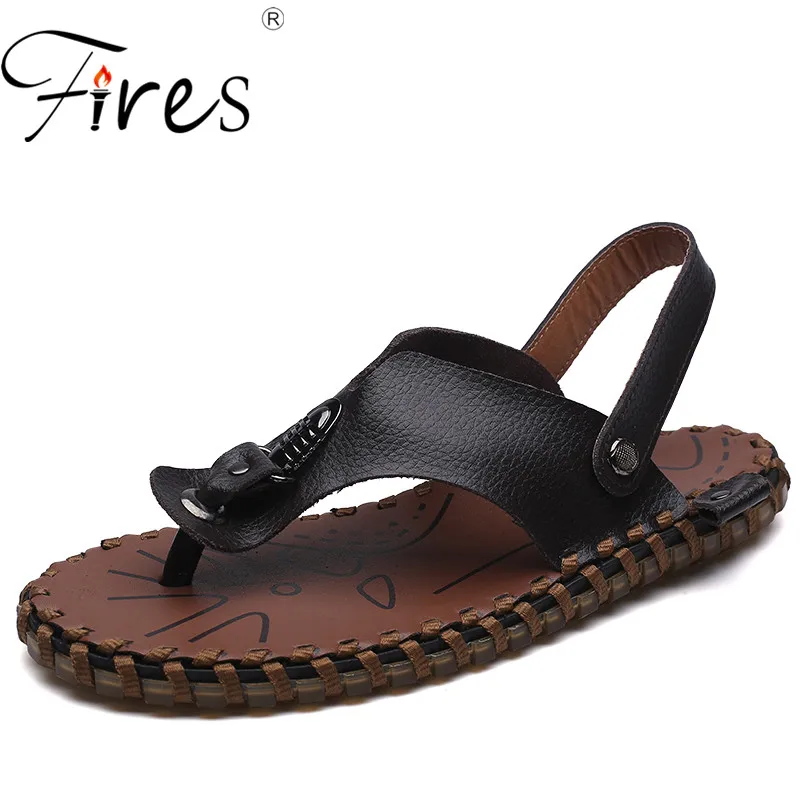 

Fires Hot Summer Men's Sandals Comfortable Light Flat Shoes Breathable Outdoor Leisure Sandal Male Sandalias de hombre Loafers