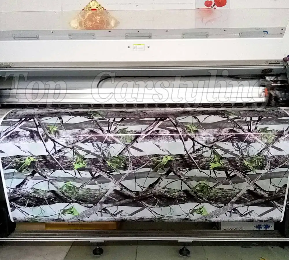 Matte Realtree Camo Vinyl wrap real tree leaf Spring camouflage Mossy