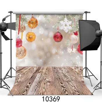 

New Christmas ball photo background Photography backdrops Backgrounds for photo studio Vinyl backdrops for photography SJOLOON