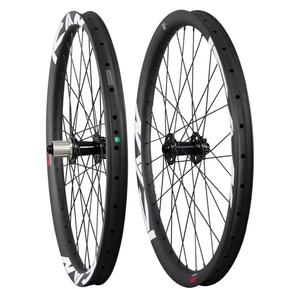 Все горные карбоновые колеса 26ER с ICAN логотипами UD МАТОВЫЕ mtb Ступицы Углеродные