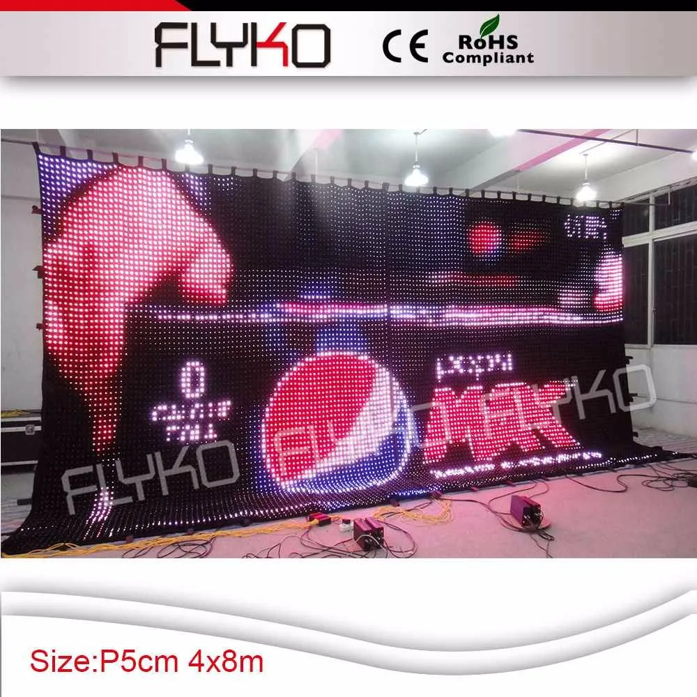 p5 led video curtain 18