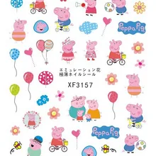 Для девочек с изображением мультипликационных персонажей! Лак для ногтей задний клей дизайн ногтей стикер для украшения ногтей