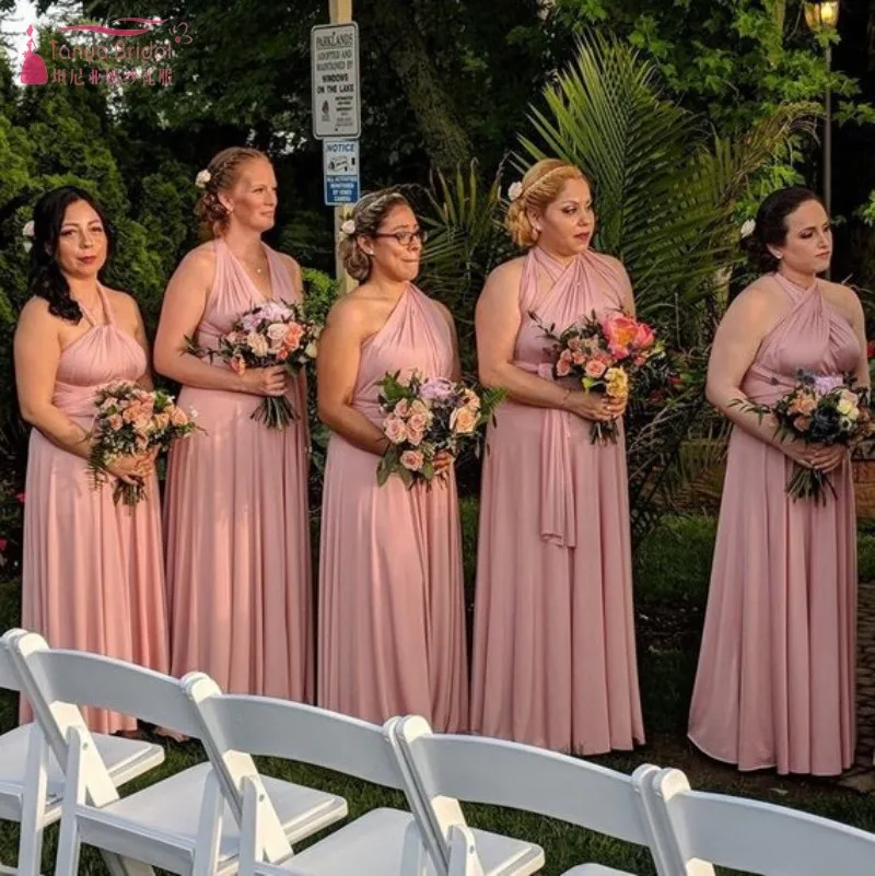 dusty rose maternity dress