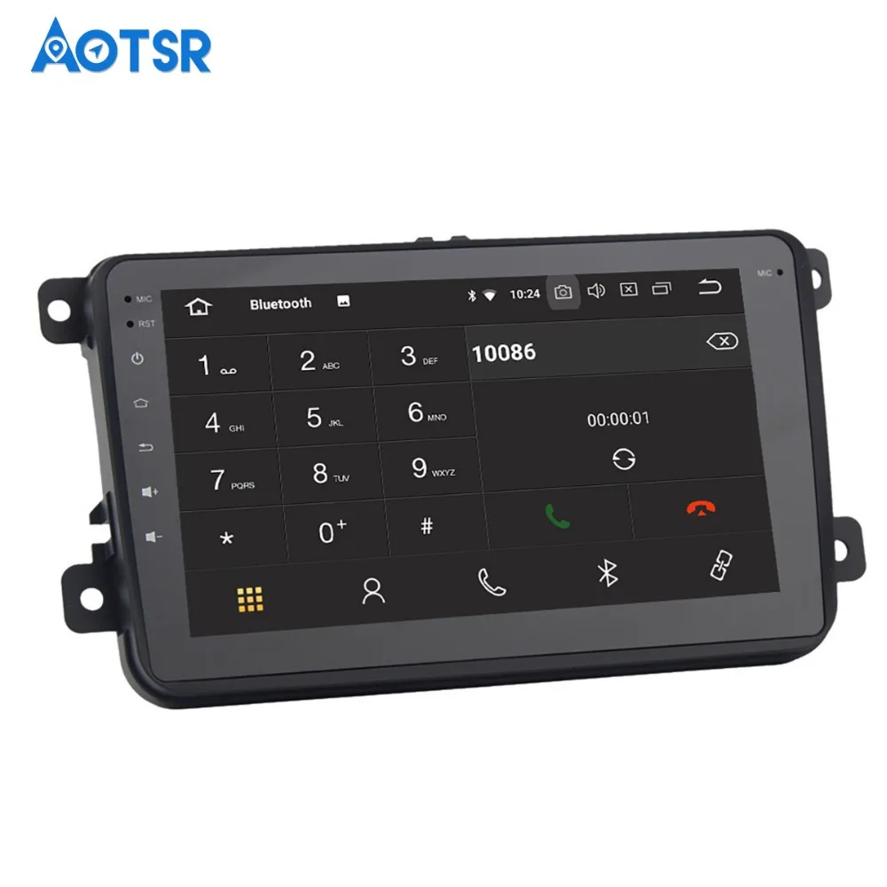 Excellent 8" Android 8.0 Car GPS Radio Player IPS Screen 4G+32G for VW Golf 5 6 Polo Passat Tiguan Jetta EOS Sharan Amarok Scirocco Video 4