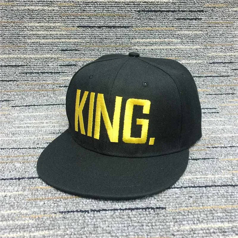 Sweetheart KING GUEEN Letter Cap Lovers Embroidered Adjustable Baseball Hat Unisex Creative Fashion Outdoor Snapback Cap CP0052 (1)