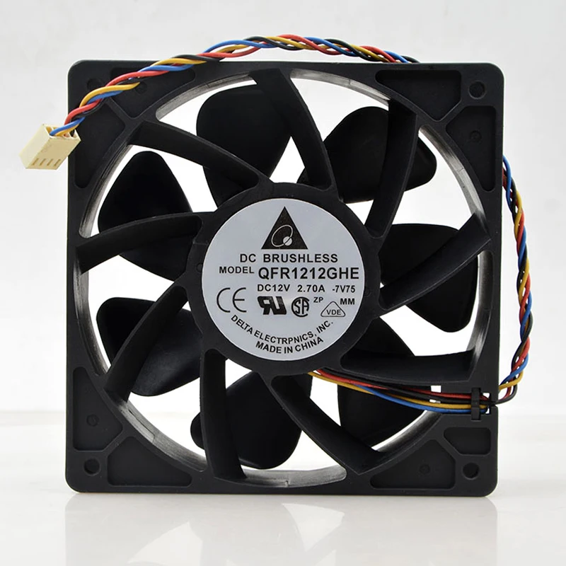ForDelta QFR1212GHE PWM 4 Line DC 12V 2.7A 12038 120x120x38 мм контроль скорости серверный охлаждающий