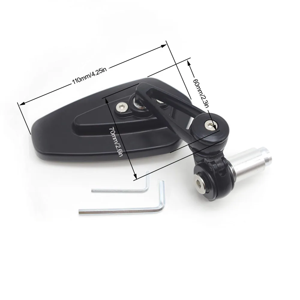 retro motorcycle bar end mirror 46