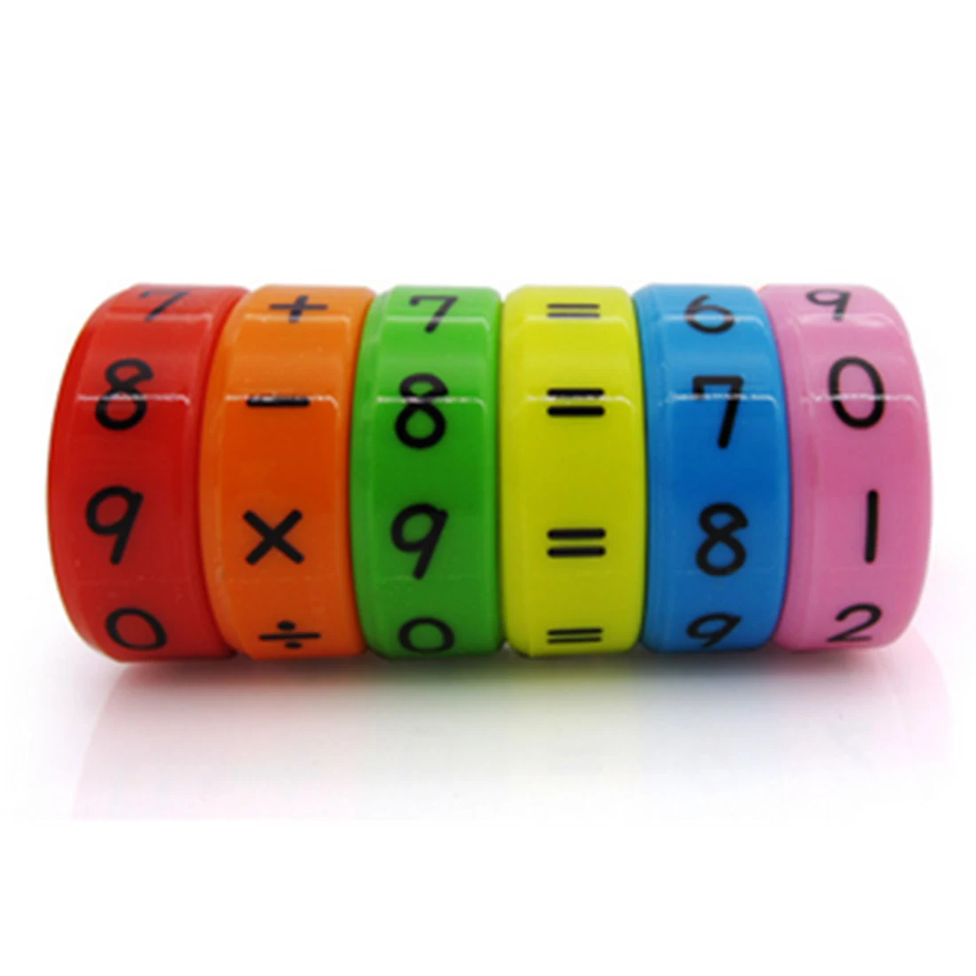 

Plastic Magnetic Math Number Learner Kids Early Educational Toy Arithmetic Calculation Learning Device - Colorful