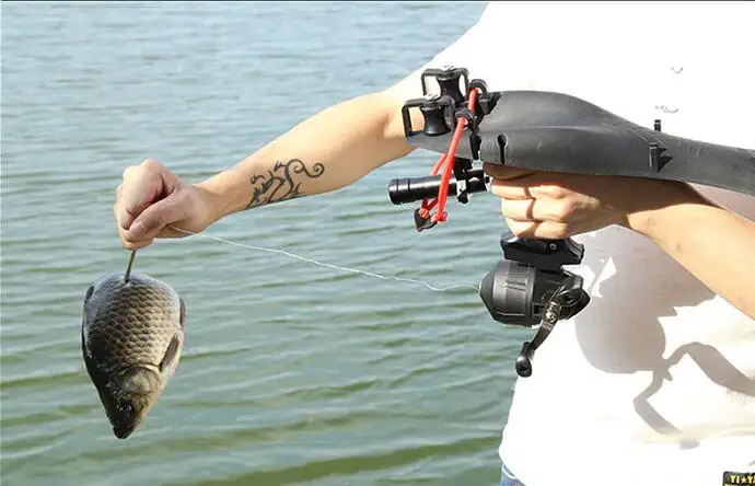 Cena Nowy zielony kolor proca laserowa wysoka prędkość czarny łuk do polowań wędkarstwo proca strzelanie katapulta Sling Shot bełt do kuszy