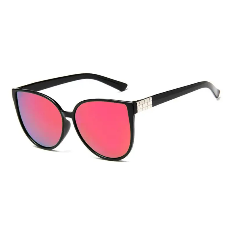 New Fashion Big Box Frame Sunglasses Trend Colorful Reflective Eyewear Versatile Sun Glasses Frog Mirror For Men Women