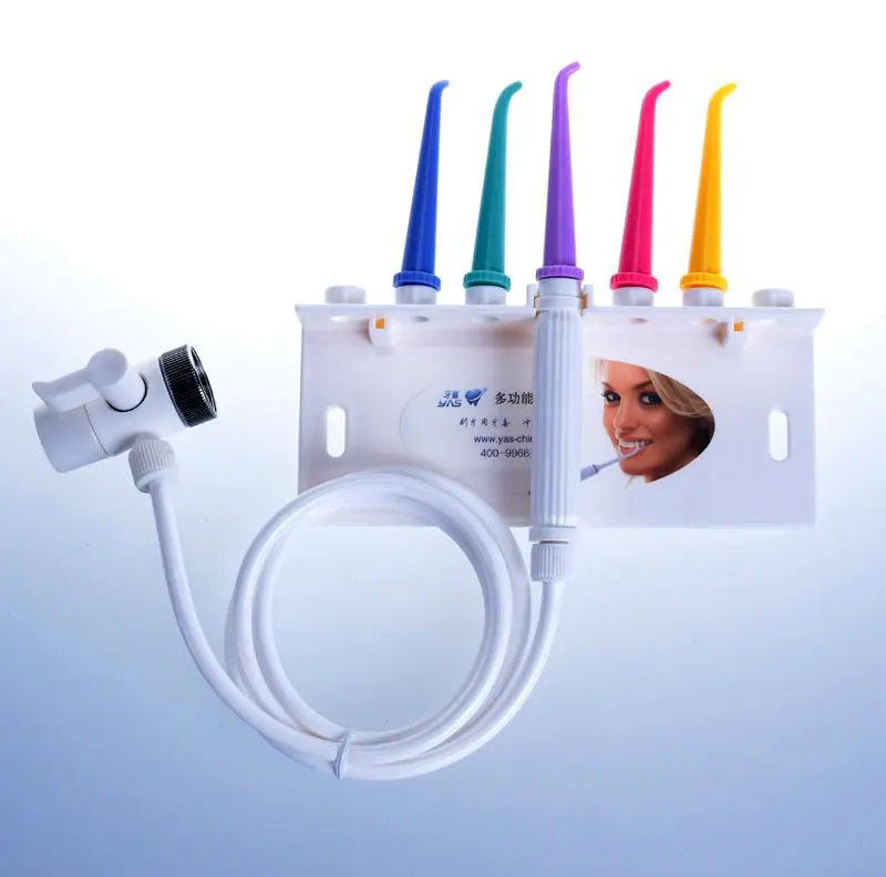 

Yasi Lv-200 Faucet Oral Irrigator Family Pack Dental Water Flosser Water Oral Irrigador With 5 Dental Water Flosser Tip