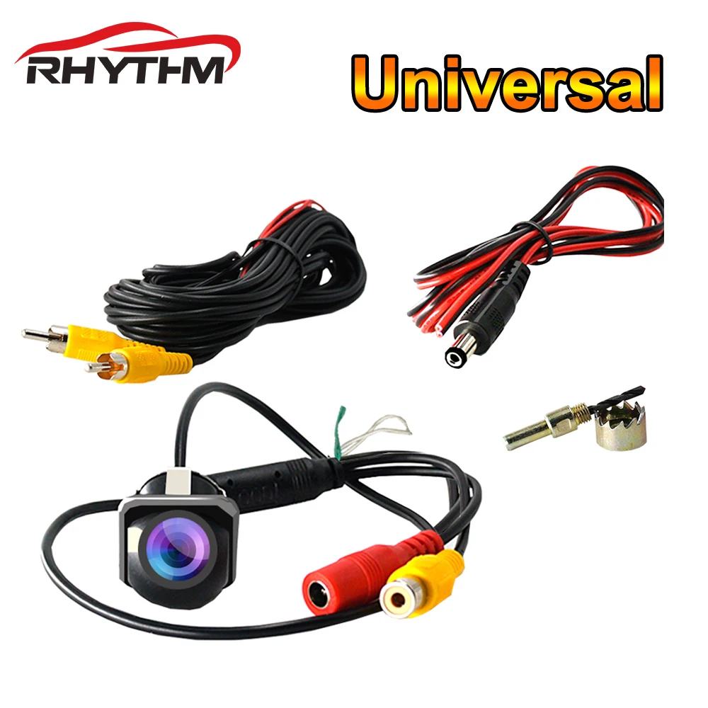 

HD CCD Night Vision Waterproof 170 Wide Angle Car Backup Camera Rear Monitor Parking aid Universal Camera Front Rear View Camera