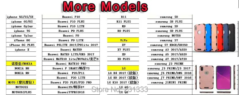 97047  IphoneX  SE 5S 6S 6+ 7G 7+ NOKIA 8 9 MOTO G5S G5S PLUS PC+TPU61005.8