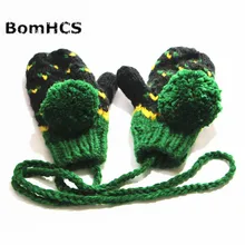 Зимние очень толстые теплые женские перчатки BomHCS 100% трикотажные