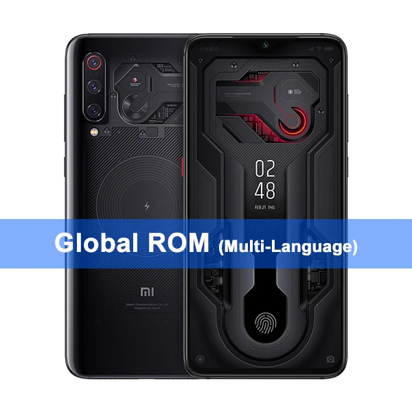 Xiaomi mi 9 mi 9 прозрачный 8GB 256GB Смартфон Snapdragon 855 6,3" 48MP+ 12MP+ 16MP AI тройные задние камеры 4,0 - Цвет: Global ROM