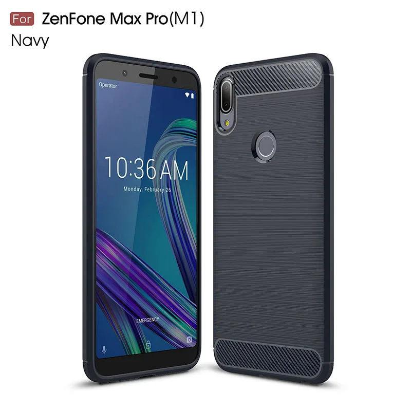 carbon fiber silicone case zenfone max pro zb601kl (16)