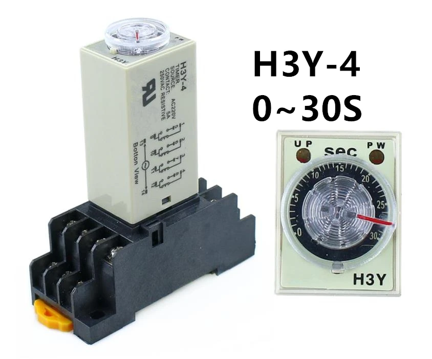 Реле времени h3y 4