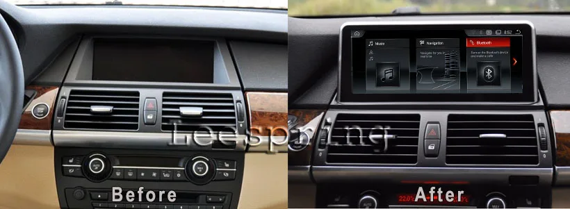10,2" сенсорный Android 7,1 Интеллектуальный Автомобильный мультимедийный плеер для BMW X5 E70(2007-2013)/BMW X6 E71(2007-) 2 Гб ram+ 32 ГБ rom