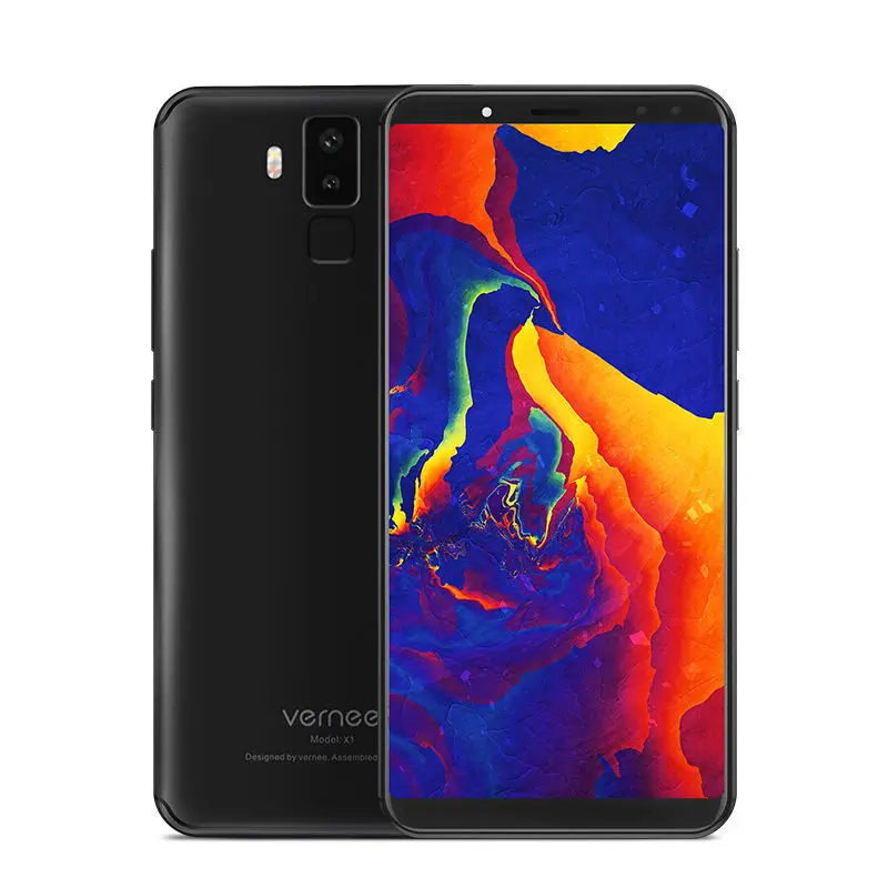 Vernee X1 4G мобильный телефон 6,0 дюймов 18:9 FHD 6 ГБ Оперативная память 6 4G B Встроенная память Android 7,1 Octa Core 16MP четырьмя камерами 9 V 2 A Quick Charge Face ID