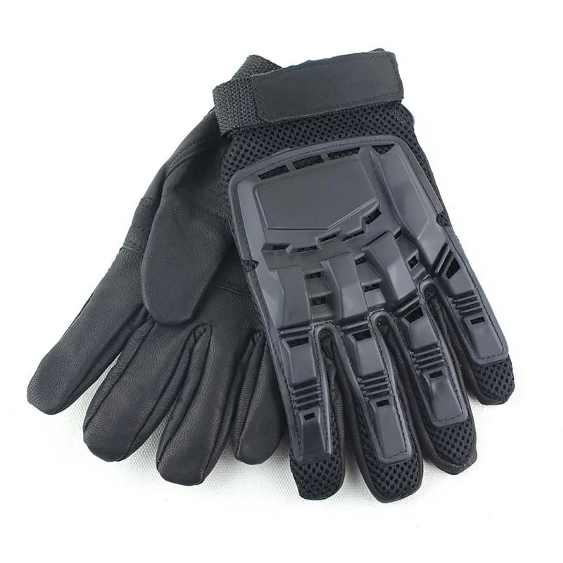1 пара мотоциклетные перчатки для мужчин полный палец кожа весна лето Открытый Спорт Гонки путешествия носимые тактические Guantes