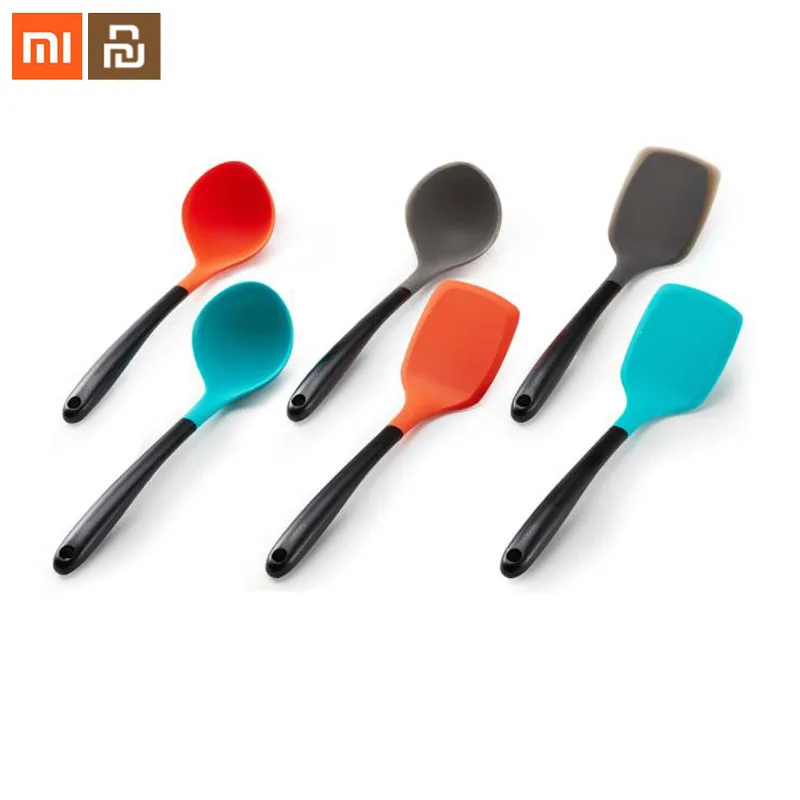 Xiaomi youpin Kalar силиконовая ложка шпатель смешанный кухонный инструмент из
