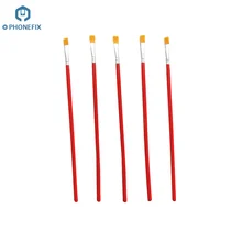 PHONEFIX многоцелевой ESD мягкие щетки для пыли мобильный телефон планшет ремонт инструмент для чистки пайки ремонт щетка с деревянной ручкой