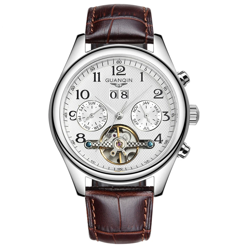 

GUANQIN GQ10029 High Quality Tourbillon Watches Top Brand Luxury Sapphire Waterproof Watches Men Automatic Mechanical Watches