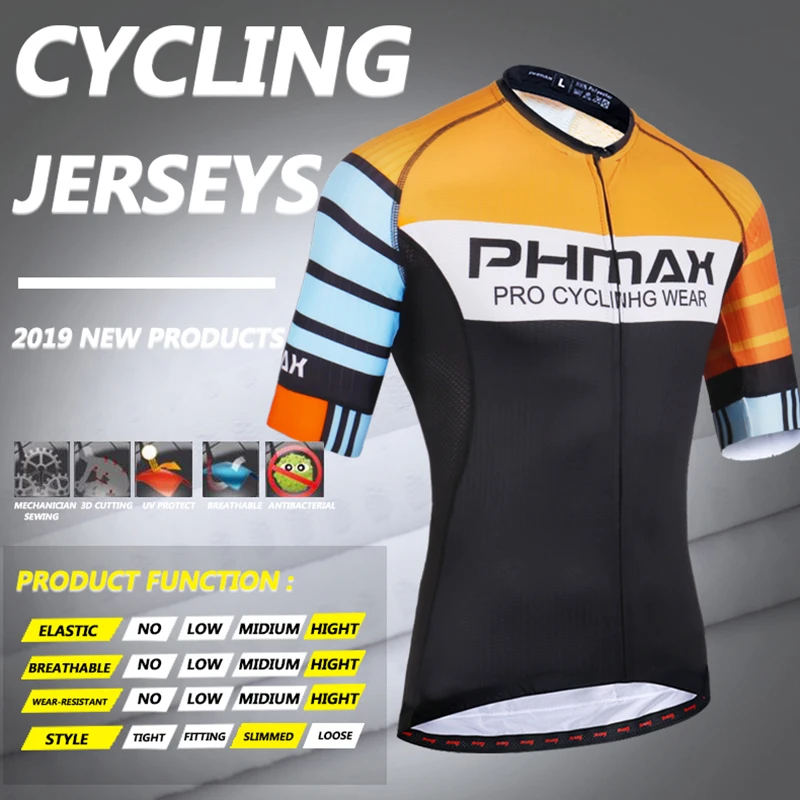 PHMAX Pro костюм для велоспорта лето MTB комплект одежда дышащая анти УФ короткий