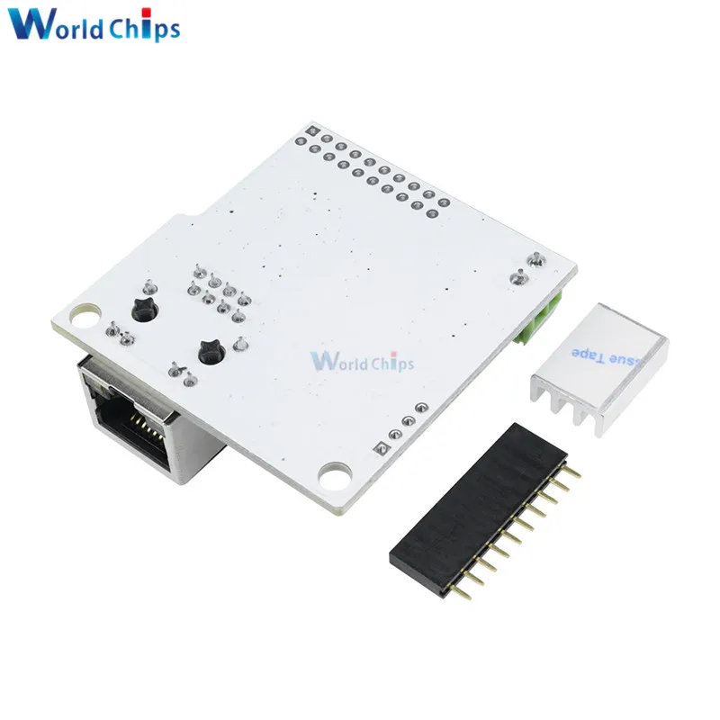 Сетевой коммутатор 5 в постоянного тока 2 а 8 каналов 28J60 W5100 RJ45 сетевой модуль реле